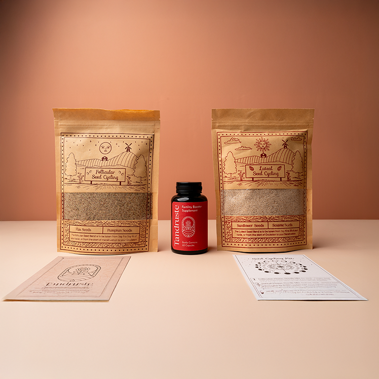 Organic Hormonal Harmony Bundle ( 1 fertlity booster + 1 seedcycling kit)