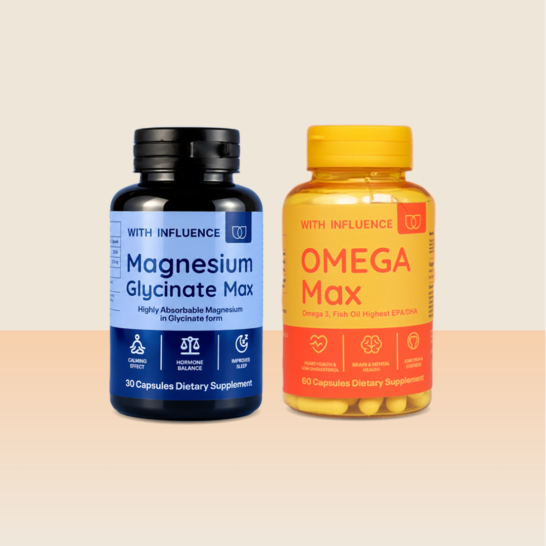 Sleep & Heart Bundle (Magnesium Glycinate Max & Omega Max)