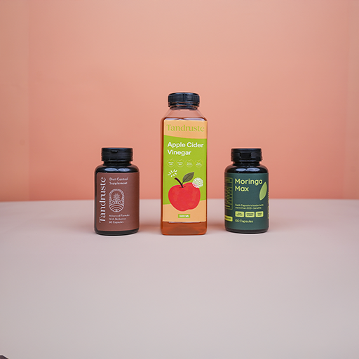 1 Apple Cider Vinegar + 1 Moringa + 1 Diet Control