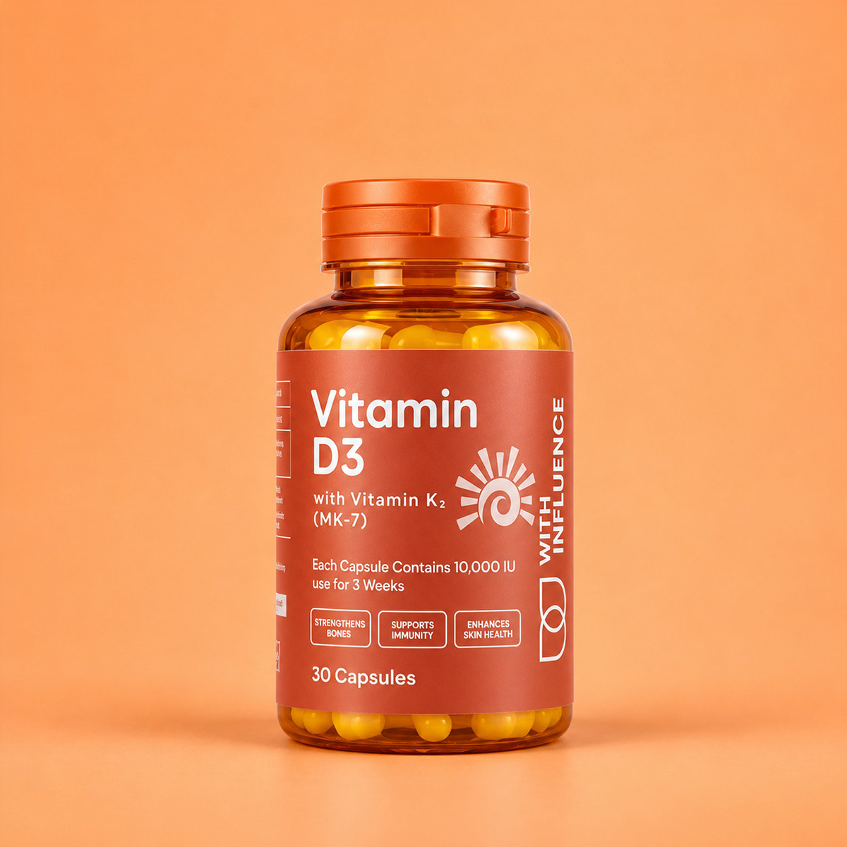 Vitamin D3, K2 (bones, teeth, hairloss)