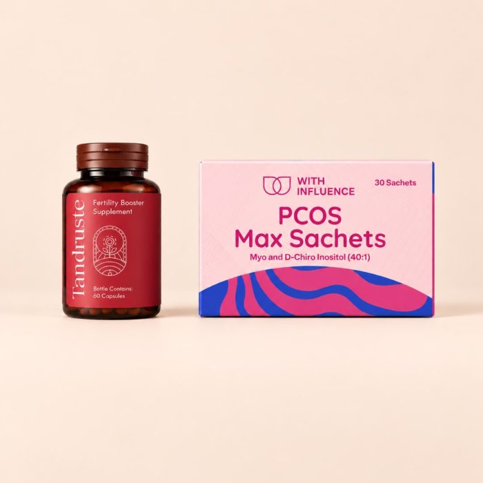 Hormone Balance Deal (Organic Fertility Booster & Pcos Max Sachets Box)