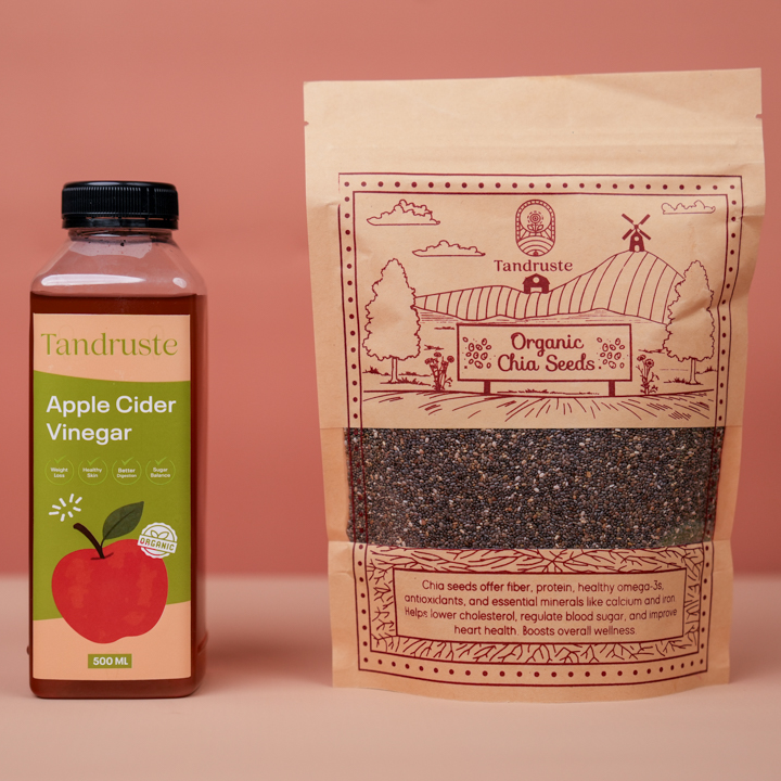 1 Apple Cider Vinegar + 1 Chia Seed Pack